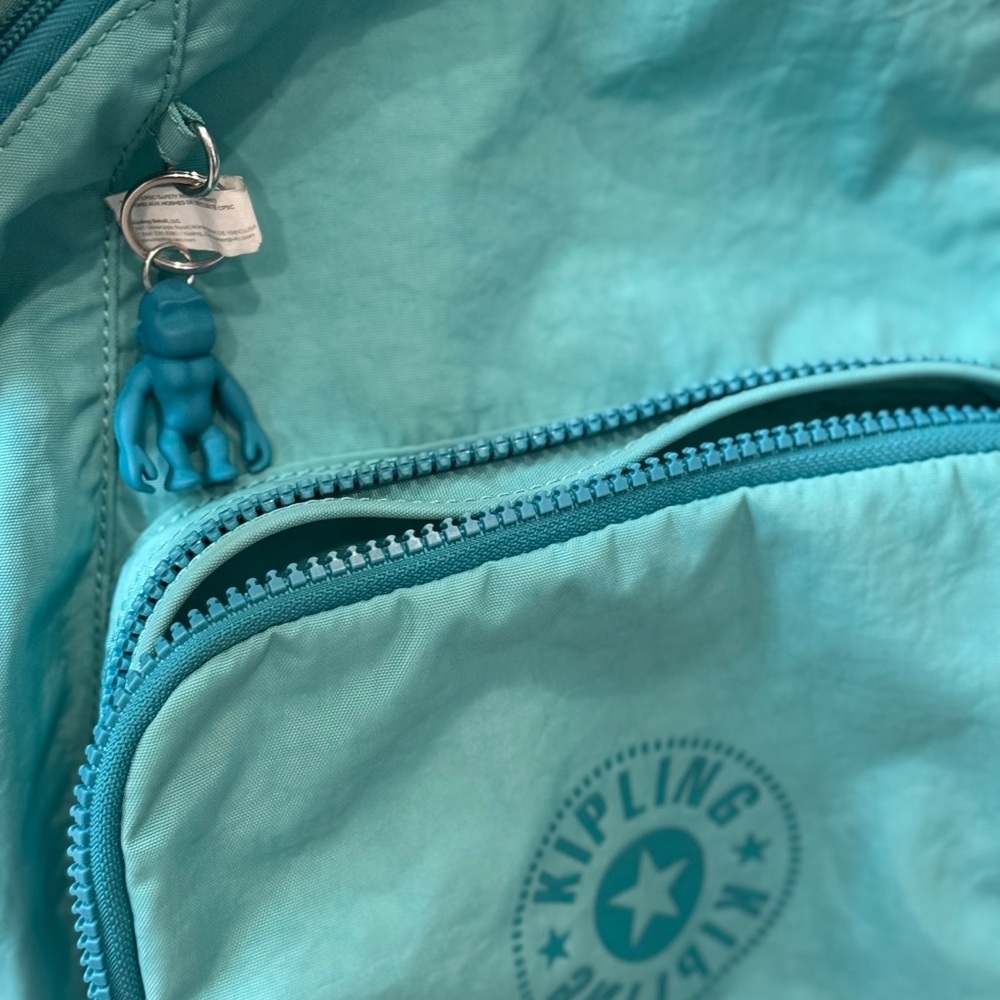 Kipling Seoul, Large Backpack Turquoise - image 4